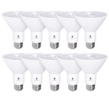 10 Pack PAR30 Outdoor LED Flood Light Bulb 12W 100 Watt Equivalent 900 Lumens Dimmable Waterproof