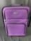 Elite Luggage 19.5 in. Purple Carry-On Rolling Suitcase with Protective Foam Padding