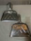 2 GRAINGER Handheld Dust Pan: Metal, 12 in