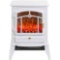HOMCOM Electric Fireplace Heater Freestanding Fireplace Stove with 3-Side Realistic Flame
