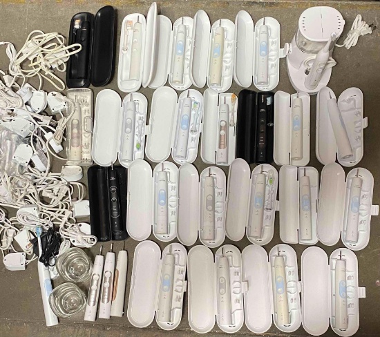 Lot of Toothbrushes