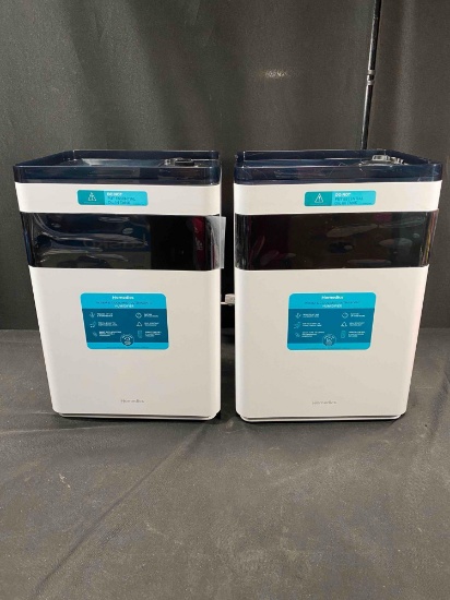 Set of 2 Homedics Warm & Cool Mist Ultrasonic Humidifier