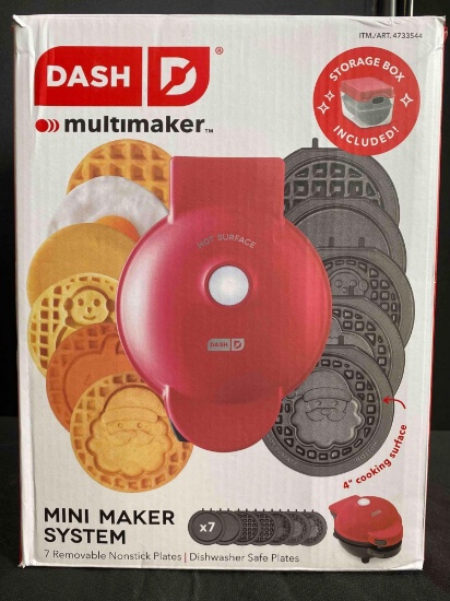DASH Multimaker with 7 Removable Plates