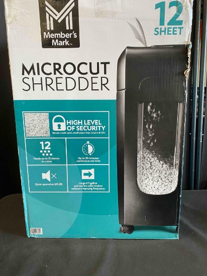 Microcut shredder