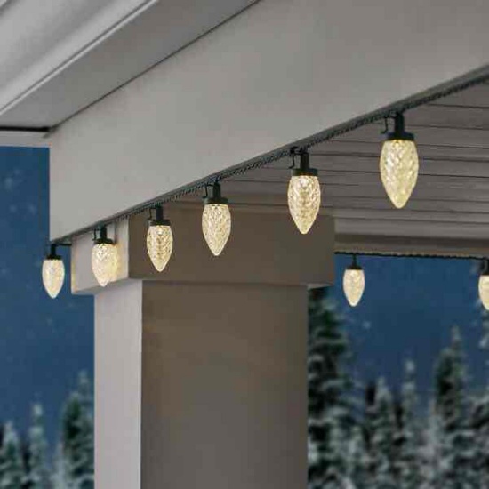 100 warm white c9 LED LIGHTS
