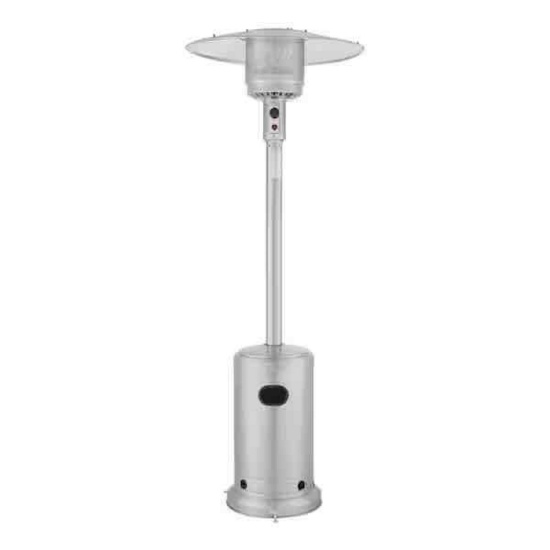 Hampton Bay 48000 BTU Stainless Steel Propane Standing Patio Heater