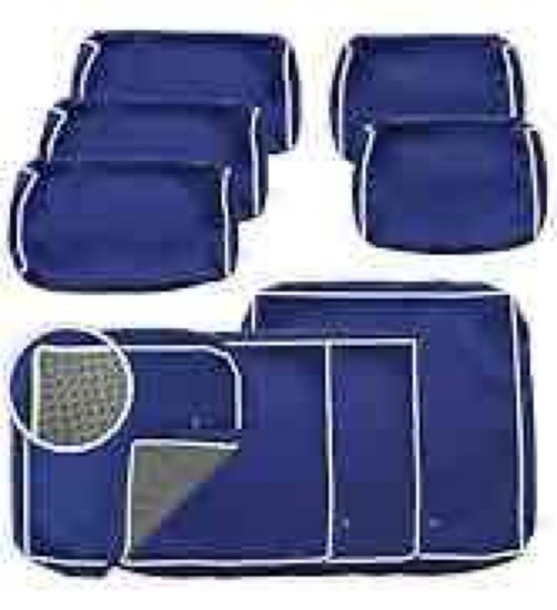 patio cushions covers blue 3 pcs rattan sofa cushion covers