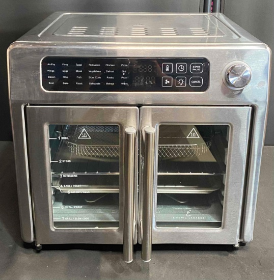 Emeril Lagasse Extra Large French Door Air Fryer Toaster Oven Combo