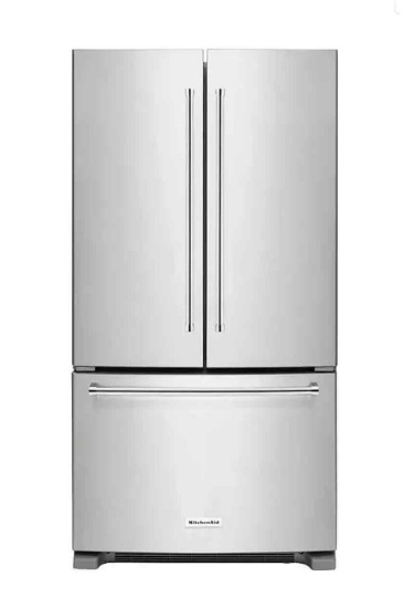KitchenAid - 36" 20 Cu. Ft. French Door Counter-Depth Refrigerator