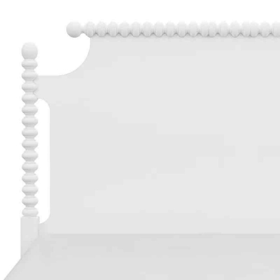 Queen White Nadette Headboard