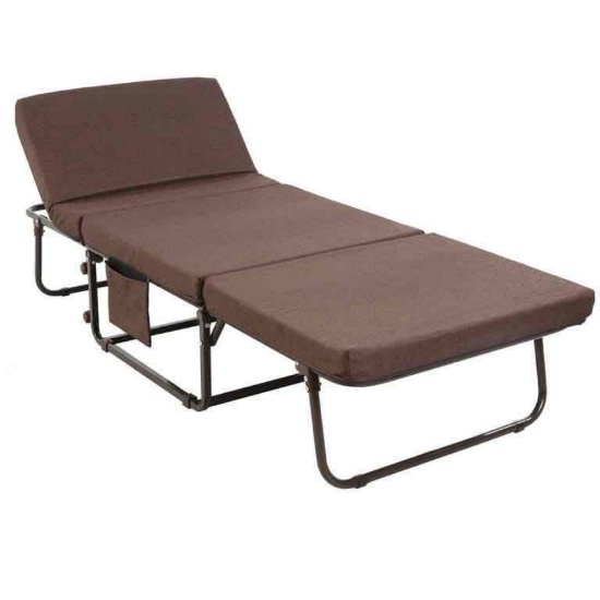 HOMCOM Folding Bed with Mattress