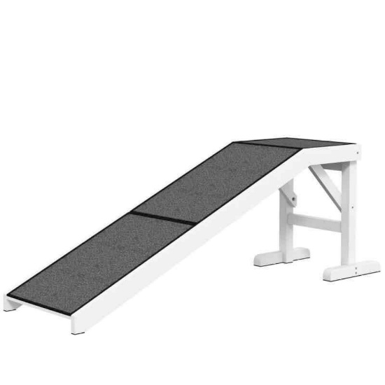 60" Pet Ramp for Dogs & Cats with Non-Slip Carpet