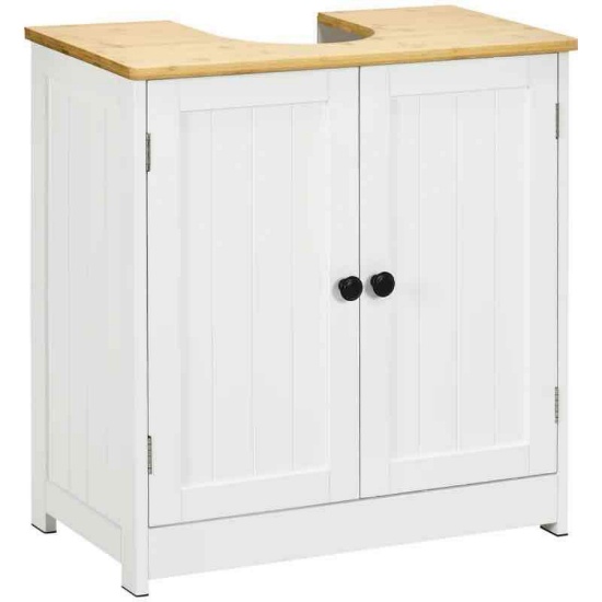 kleankin Bathroom Vanities Under Sink Storage Cabinet