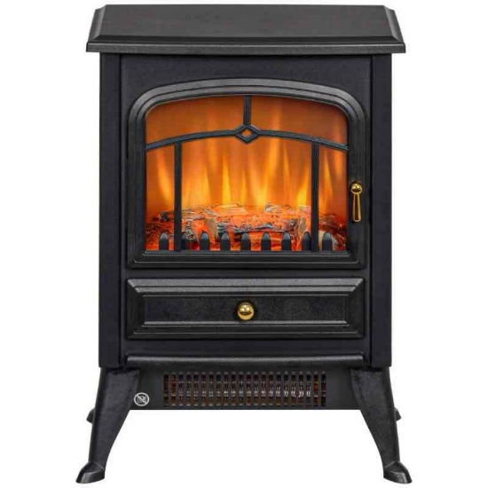 HOMCOM Fireplace Stove, Electric Fireplace Heater
