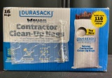 DURASACK Contractor Bags Heavy Duty 40-Gallon Reusable White Woven Polypropylene Contractor Garbage