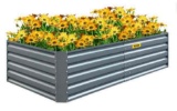 VEVOR Galvanized Raised Garden Bed Planter Box 80