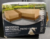 Hampton Bay V-Shape Beige Patio Furniture Cover