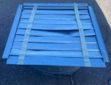 Silver Electric Powered Gable Mount Shutter Fan/Vent
