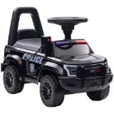 Police Truck Style Foot-to-Floor Sliding Car
