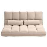 HOMCOM Convertible Floor Sofa Chair