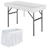 Rectangular Folding Plastic Outdoor Table