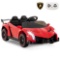 Costzon Pink Lamborghini Ride on Car, 12V Battery Powered