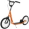 Aosom Youth Scooter Kick Scooter for Kids 5+ with Adjustable Handlebar Front and Rear Dual Brakes