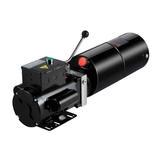 Hydraulic Pump, 10 Quart Hydraulic Power Unit, Single Acting Dump Trailer Pump