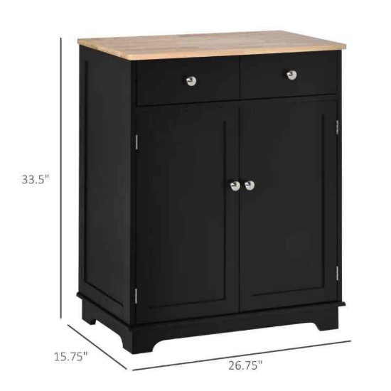 HOMCOM Kitchen Storage Cabinet
