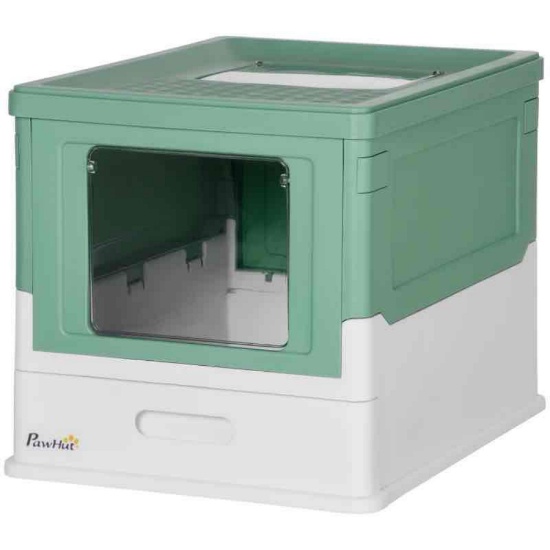 PawHut Fully Enclosed Cat Litter Box