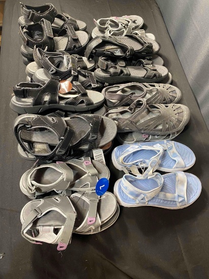 Lot of 15 Mixed Unisex Sandals