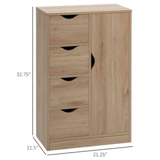 HOMCOM Freestanding Storage Cabinet