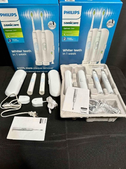 Phillips Sonicare Electric Toothbrush 2Pack