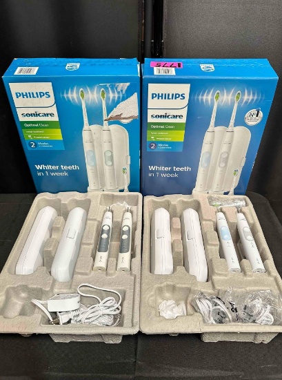 Phillips Sonicare Electric Toothbrush 2Pack