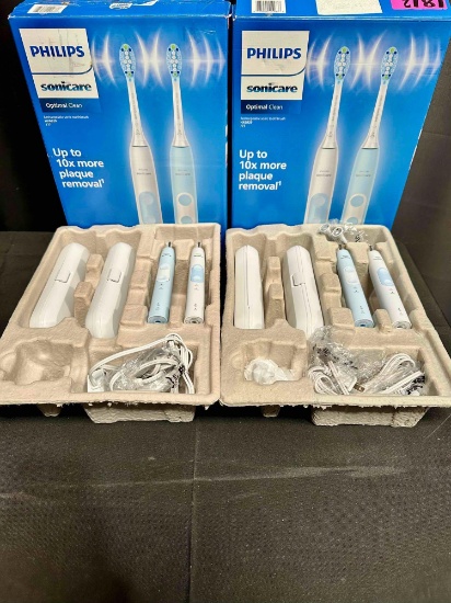 Phillips Sonicare Electric Toothbrush 2Pack