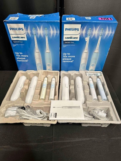 Phillips Sonicare Electric Toothbrush 2Pack