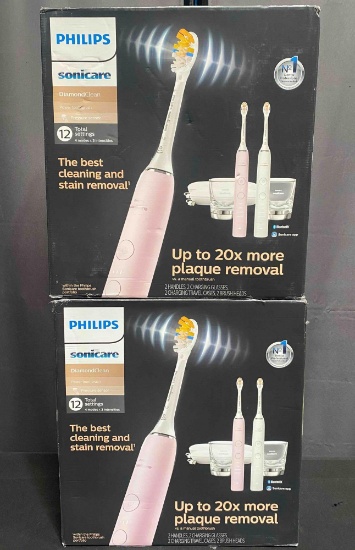 2 Pack of PHILIPS sonicare DiamondClean