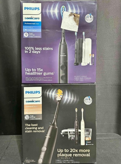 Phillips Sonicare Electric Toothbrush 2 Pack