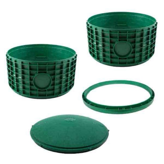 VPC 24 in. Tall Septic Tank Riser Combo