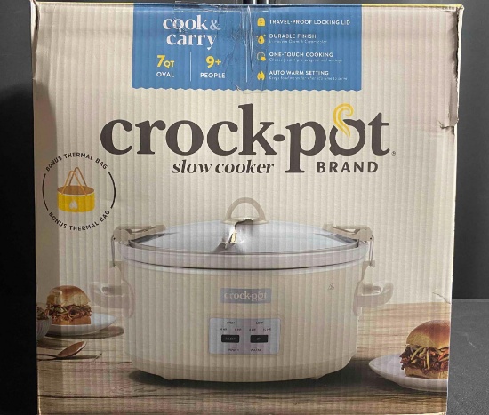 Crock-Pot Design Series 7-Quart Cook & Carry Slow Cooker
