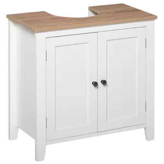 kleankin 23.5 in. W x 11.75 in. D x 23.5 in. H Pedestal Sink Storage Cabinet