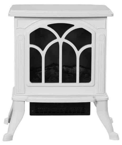 HOMCOM Stove Heater 1500W with Fire Flame Effect