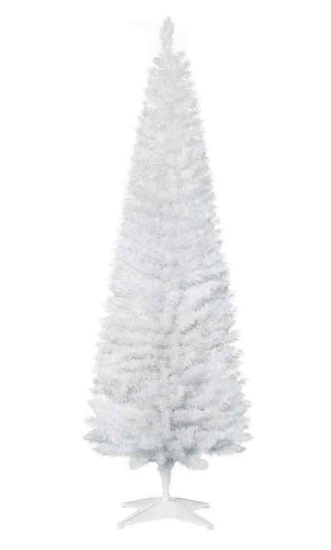 HOMCOM 6' Artificial Pencil Christmas Tree