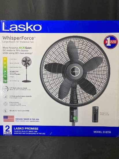 Lasko WhisperForce Large Room 18 Pedestal Fan