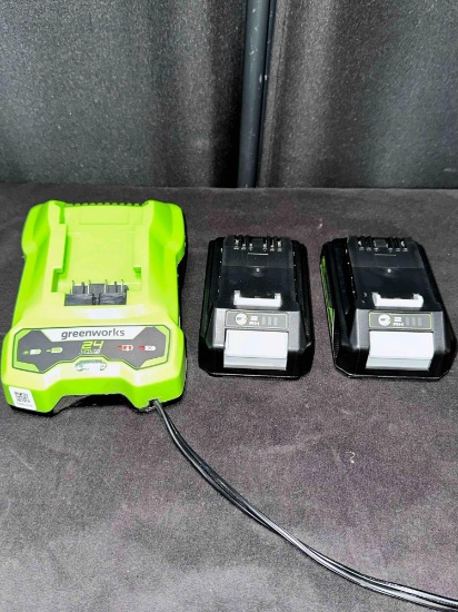 GreenWorks 24Volt Batteries & Charger