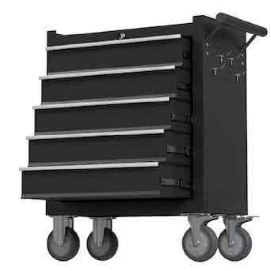 RaDEWAY 24.41-in W x 31.1-in H 5 -Drawer Steel Rolling Tool Cabinet