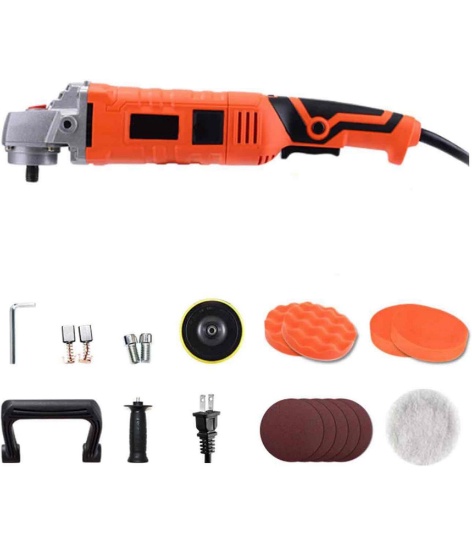 Car Polisher 1580w Rated Power Seven Adjustment Pure Copper Motor