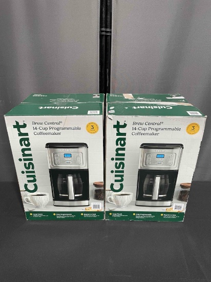2 Cuisinart Brew Central 14-Cup Programmable Coffeemaker