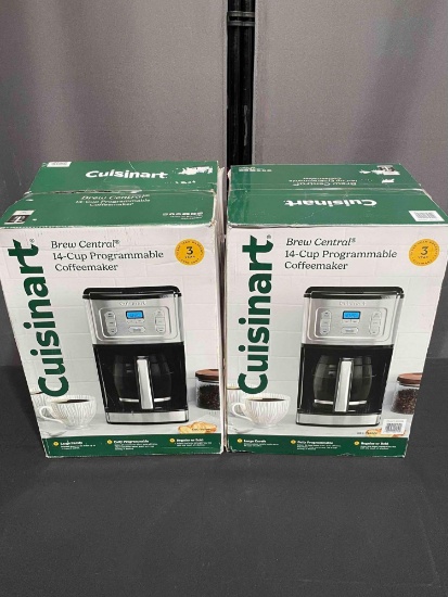 2 Cuisinart Brew Central 14-Cup Programmable Coffeemaker