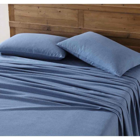 Eddie Bauer Solid Cotton Flannel Sheet Sets King Size